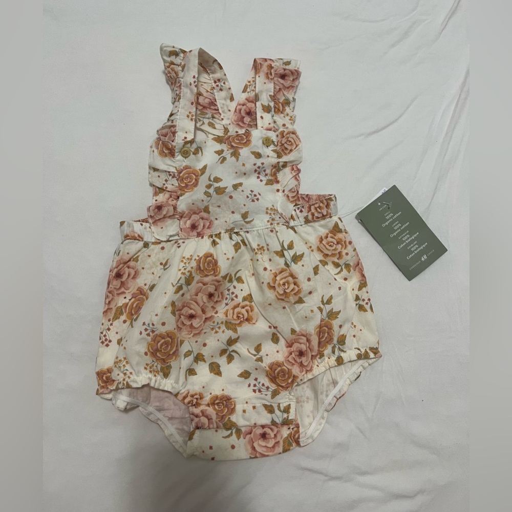 H&M floral baby girl outfit